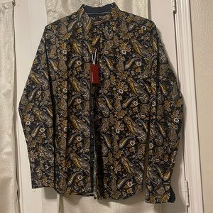 Consequence paisley long sleeve Medium M Cowboy (Norteño)